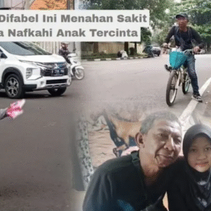 Pilu! Tahan Sakit - Ayah Difabel Bertahan Demi Anak