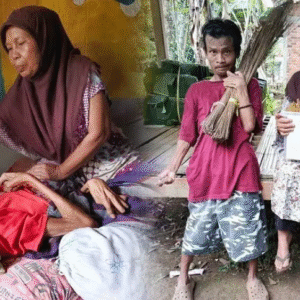 Mak Nengsih Menopang Hidup Suami Lumpuh dan Anak Disabilitas
